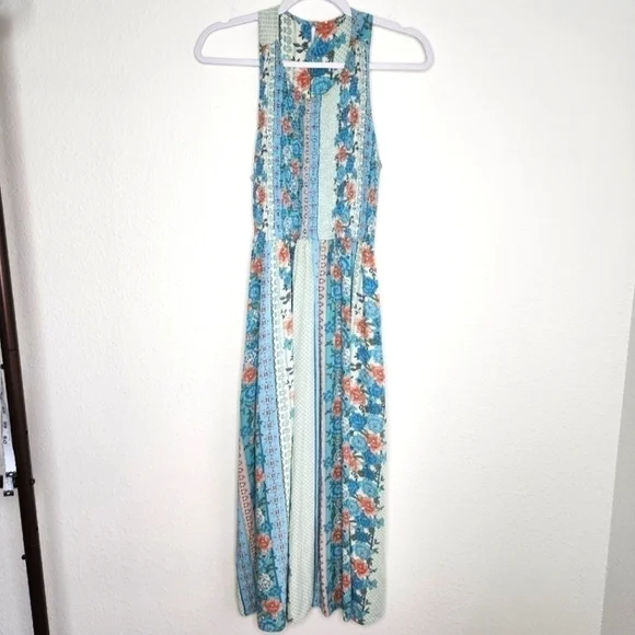 Matilda Jane Lets Go Together Weekend Dreams Dress Midi Floral Smocked Medium - Picture 2 of 11